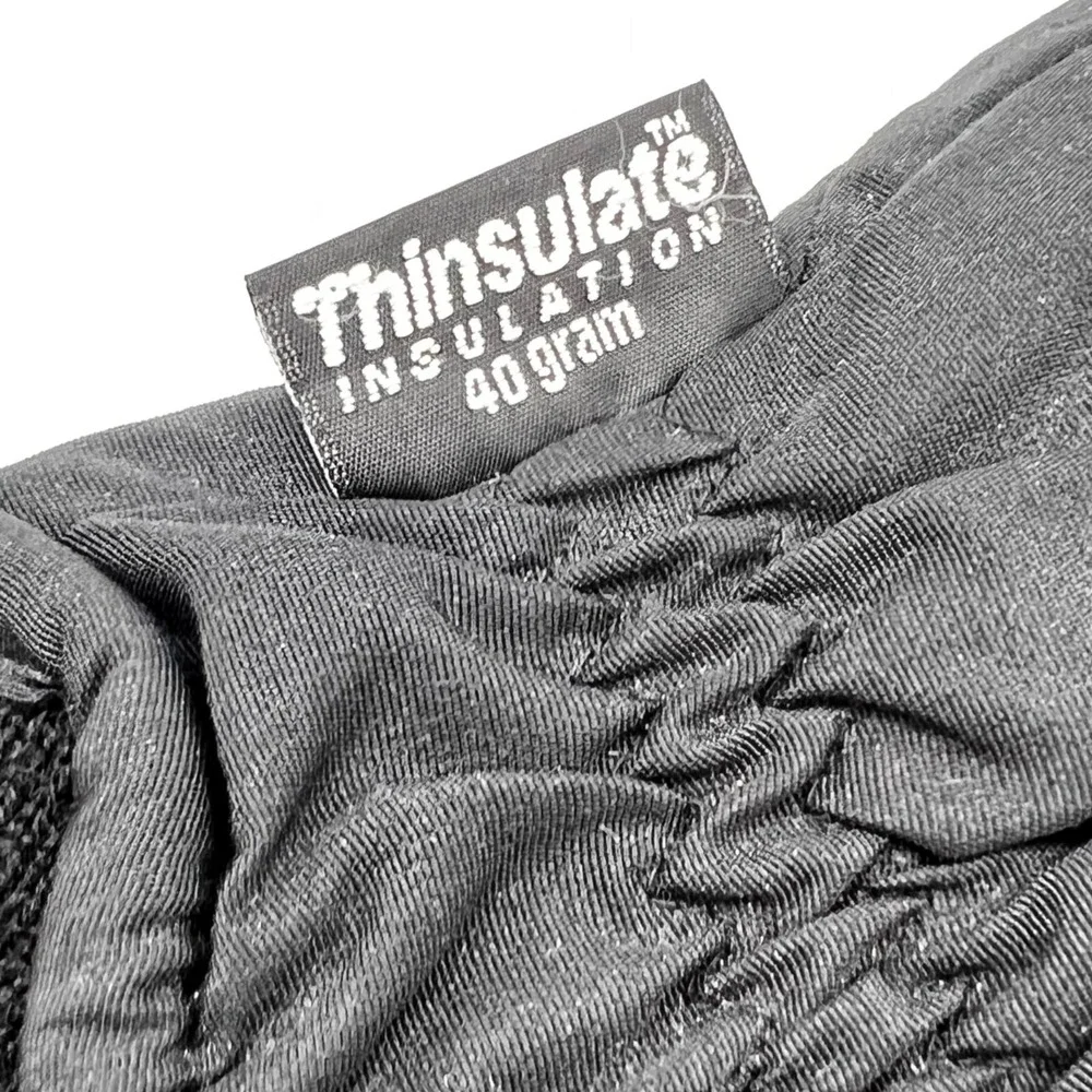 Thinsulate Insulation Gloves Ladies Medium‎ 40g Women's Winter Black Polyester